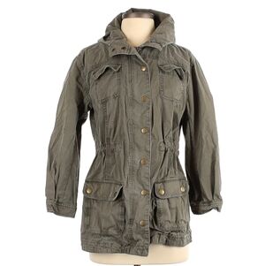 Halogen Green Utility Jacket Coat Women's Size XS